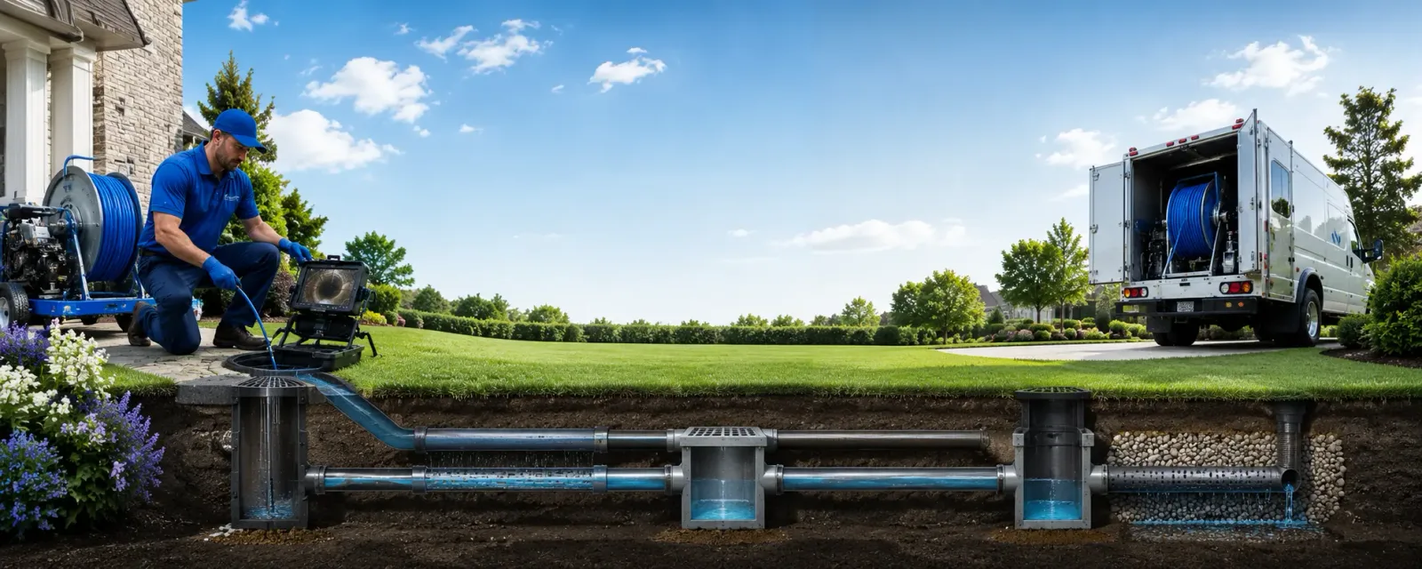 Outdoor drain cleaning information for Centerville, KS